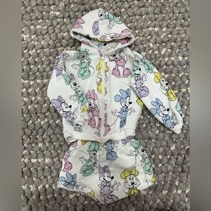 Zara Shorts/Sweatshirt Set